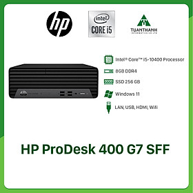 Máy tính để bàn - PC đồng bộ HP ProDesk 400 G7 SFF 60U56PA/ 8GB/ 256GB SSD/ DVDRW/ VGA/ Wifi+BT/ Windows 11 - Hàng Chính Hãng - Bảo hành 12 tháng