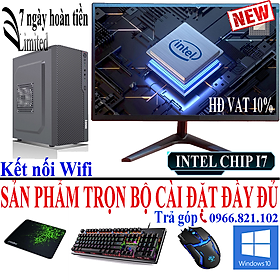 Bộ máy tính để bàn VLimited Cao Cấp i7/8G/ SSD/HDD/Màn dùng Văn Phòng, GAME sản phẩm trọn bộ - Hàng chính hãng 