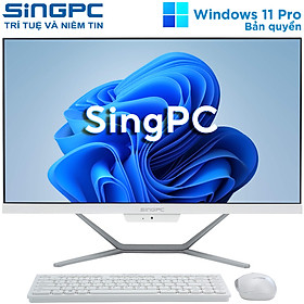 Máy tính All In One SingPC M24Ki382-W (Core i3-10100, 8GB, SSD 256GB, 23.8