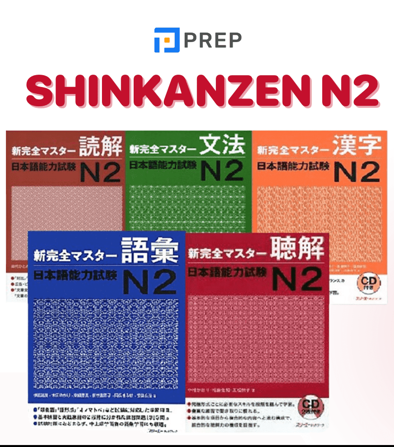 Ebook  新完全マスター日本語能力試験 JLPT Giáo Trình Shinkanzen Master N2 Trọn Bộ PDF + CD PDF